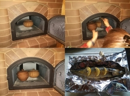 Приготовление блюд в хлебной камере печи